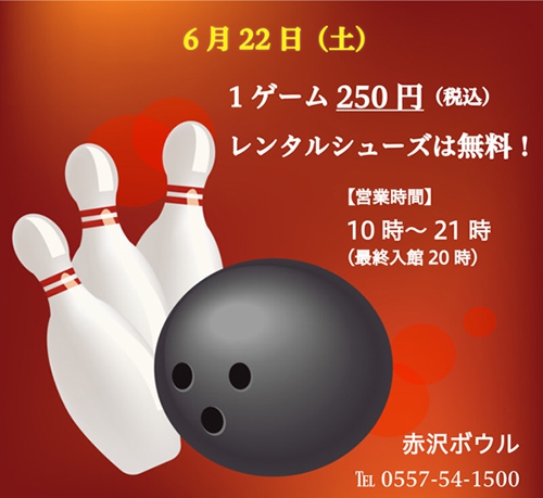 通常1ゲーム515円のところ本日は250円！