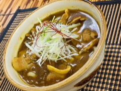 出汁がきいたカレーうどん！（赤沢日帰り温泉館）