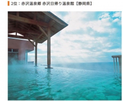 絶景日帰り温泉ランキング第2位！「赤沢日帰り温泉館」