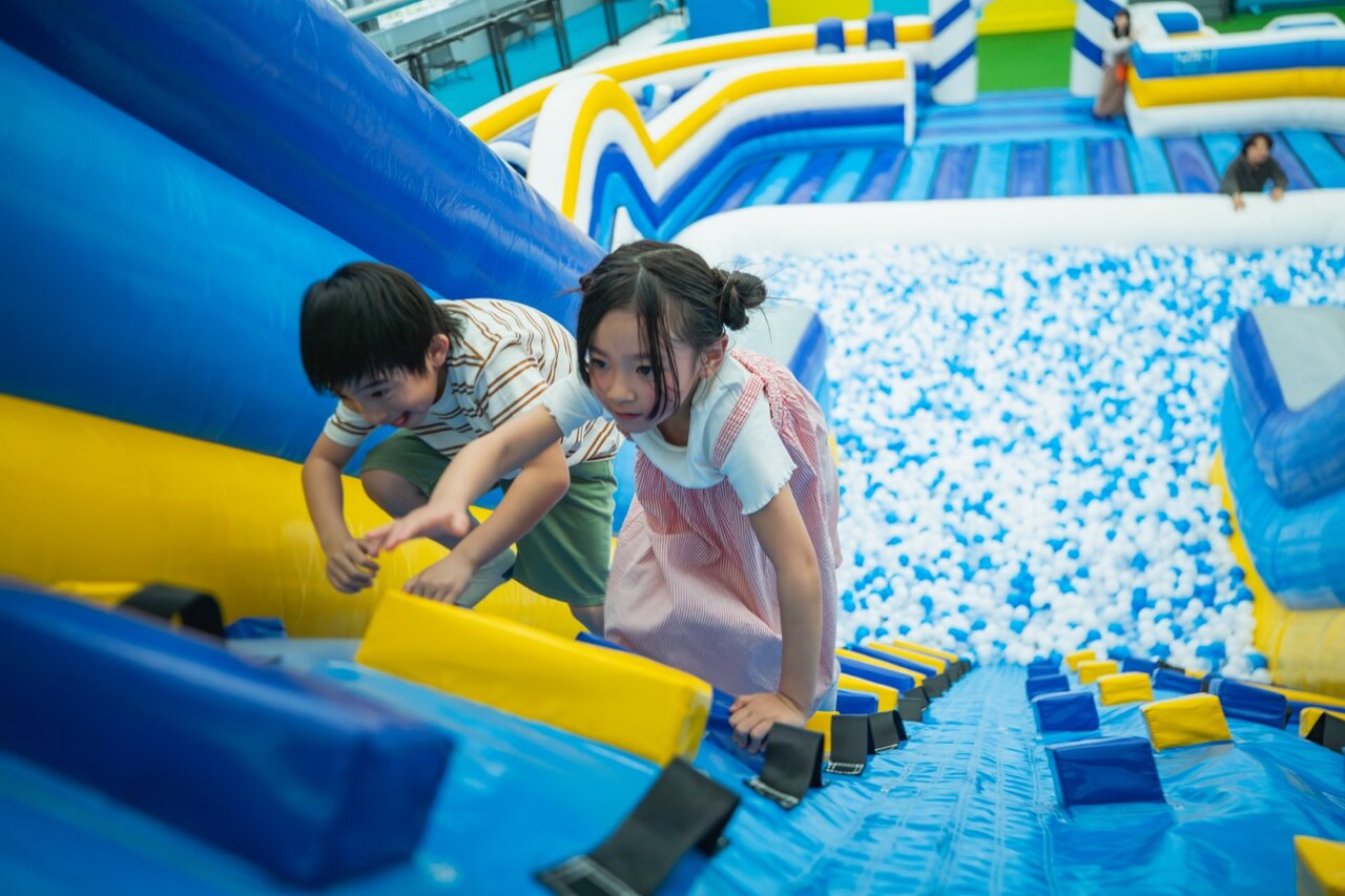 Playing at Pleasure Arena