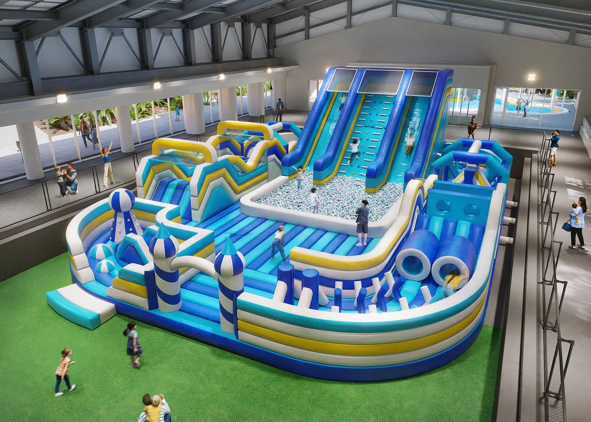 迫力満点エアアスレチック